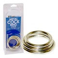 Manbound - Metal Cock Ring 3-pack