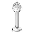 Deluxe Glas Butt Plug Crystal Clear