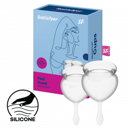 Satisfyer 'Feel Good - Menstrual Cup Set', Menstruationstasse, 15 & 20 ml