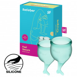 Satisfyer 'Feel Secure - Menstrual Cup Set', 15&20ml