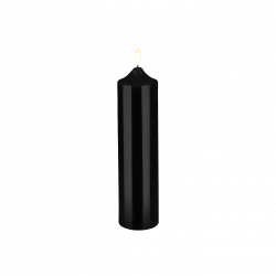 BDSM Candle black